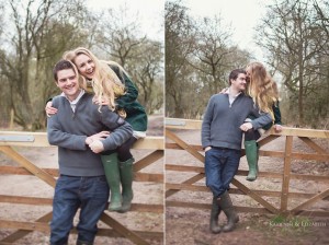 Romantic Engagement session Shropshire photographed by wedding photographers based in Staffordshire