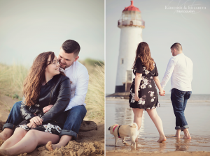 Dreamy Beach Engagement Session Staffordshire Wedding Photographer