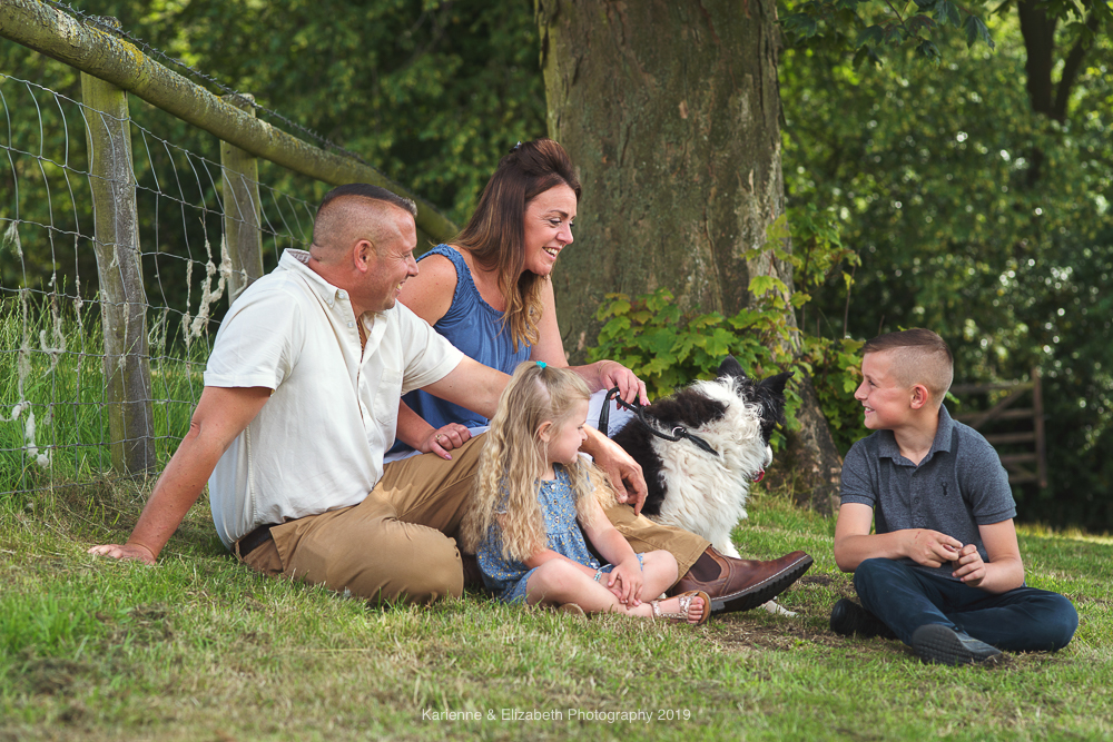 Staffordshire Engagement Session  Family outdoor photoshoot Save the date animal farm preceding photoshoot