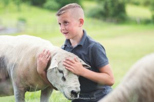 Staffordshire Engagement Session Family outdoor photoshoot Save the date animal farm preceding photoshoot