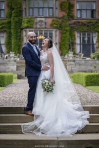 Hoar Cross Hall wedding couple